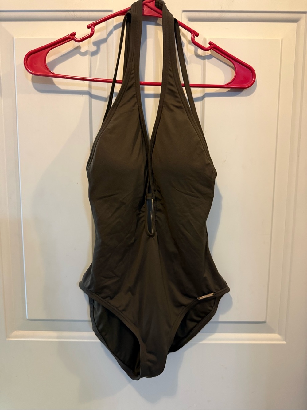 Vince Camuto Navy Green One Piece Swimsuit - Size 8